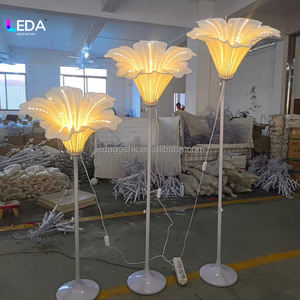 LEDA - Decoración para el Pasillo de Boda, Soporte para Flores de Gloría de la Mañana, Fondo con Luces LED para Eventos y Fiestas - Product Image 3