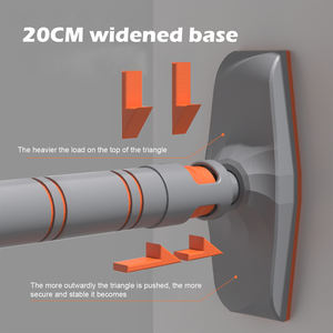 عارضة تمارين منزلية قابلة للتعليق على الحائط سهلة التركيب قابلة لتعديل العرض بدون براغي - Product Image 4