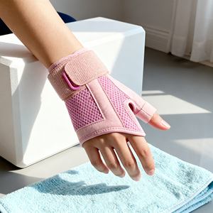 Duurzame orthopedische handbrace met dynamische vingerspalken voor revalidatie na een beroerte en mobiliteitshulp - Product Image 1