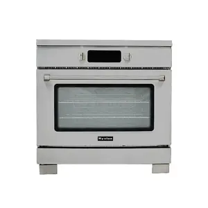Hyxion Double glass design service stove with 2 ovens electric oven range