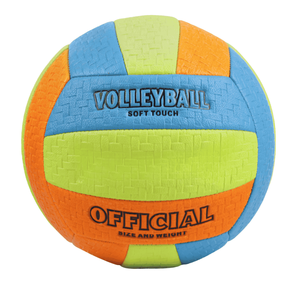 Aiju Palloni da <span class=keywords><strong>Pallavolo</strong></span> a Tre Colori Cuciti a Macchina in PVC per Allenamento a Prezzo Conveniente - Product Image 1