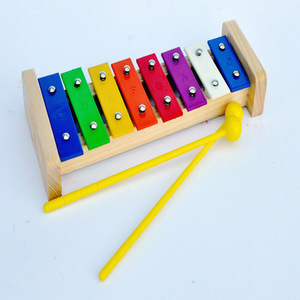 Wholesale Orff Percussion <b>Instrument</b> 8 Notes Portable Rainbow Glockenspiel Xylophone <b>Musical</b> Percussion <b>Instrument</b> for Kids - Product Image 3