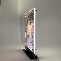 Led rétro-éclairé affiche cas fermé détective Conan Anime veilleuse peinture pour adolescent chambre décor veilleuse lampes de table signe