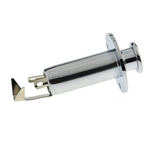 Chrome 6.35mm Mono Endpin Sortie Jack Sangle Bouton Jack Prise pour Guitare Électrique Acoustique Basse - Product Image 5