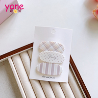 Barrettes à cheveux personnalisées élégantes et faites à la main pour les filles, pour l'école, ensemble de barrettes à cheveux