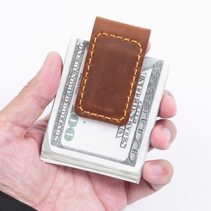 <span class=keywords><strong>Portafoglio</strong></span> con fermasoldi magnetico in pelle personalizzato con fermasoldi fatti a mano <span class=keywords><strong>e</strong></span> <span class=keywords><strong>porta</strong></span> <span class=keywords><strong>carte</strong></span> di credito <span class=keywords><strong>monete</strong></span> da visita per regalo - Product Image 5