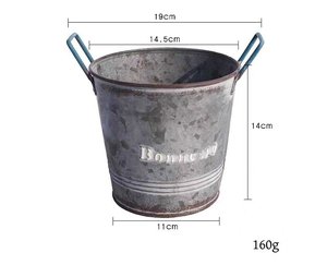 <span class=keywords><strong>Macetas</strong></span> de Metal Duraderas de la Serie Bonnie, Venta Directa de Fábrica, Ideales para Jardín, Ventana o Mesa - Product Image 5