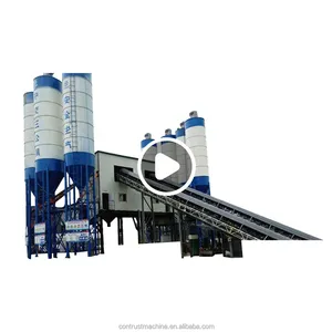 2024 Hzs90 Mobile Admixture Concrete Batching Mixing Plant