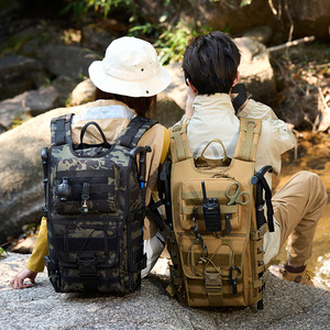 Masawei Tactical <b>Backpack</b> Large Capacity Hiking Camping Outdoor Sports <b>Backpack</b> Waterproof Durable Multi Functional Bag - Product Image 3