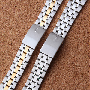 Bracelet de montre réglable en acier inoxydable de luxe pour hommes et femmes, pour les séries Emperor Tuor & Ocean Prince Princess, 13-21 mm - Product Image 3