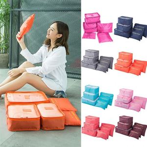 6 Pieces Large Size Travel Organizer Portable Suitcase Organizer Clothes Shoes Makeup <b>Bag</b> Luggage Organizer Travel Storage <b>Bag</b> - Product Image 6