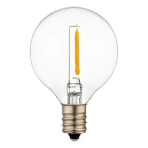 Hot Sale 2700k Warm White DC 3V Edison E12 G40 Led Candle Bulb