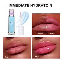 Vente en gros de brillant hydratant Variation Vegan Transparent Lip Oil Cosmetics Temperature Lip Repulpant Gloss