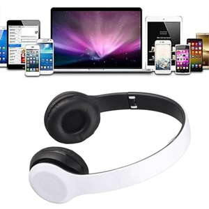 Auriculares P47 Baratos, Inalámbricos, con TF, FM, Entrada Auxiliar de 3.5mm, LED Azul, Dinámicos, para Teléfonos Móviles Inteligentes, para Viajes - Product Image 6