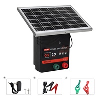Energizador de Cerco Eléctrico Solar Lydite de 20 Millas para Ganado