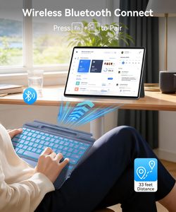 <span class=keywords><strong>Clavier</strong></span> magnétique ultra-fin sans fil <span class=keywords><strong>avec</strong></span> pavé tactile pour Microsoft Surface Pro 11/10/9/8/X - Product Image 3