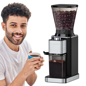 <b>Portable</b> Auto <b>Coffee</b> Burr Conical <b>Coffee</b> Machine With Beans for <b>Coffee</b> Shops - Product Image 5