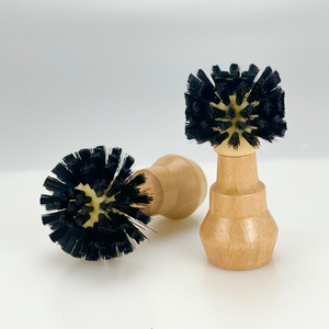 Wholesale Cleaning Brush Espresso Coffee Tamper 51mm 54mm 58mm Tool with Wooden Handle Barista - Product Image 2