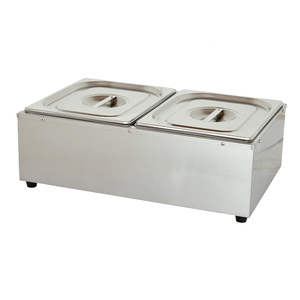 Equipo <span class=keywords><strong>de</strong></span> Calentamiento y Mantenimiento Continuo <span class=keywords><strong>de</strong></span> Dos Bandejas <span class=keywords><strong>de</strong></span> Acero Inoxidable 201 Main Marie para Hoteles, Restaurantes y Cafeterías - Product Image 5