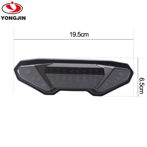 Humo lente de Led de la motocicleta luces de cola para Yamaha <span class=keywords><strong>MT</strong></span> 07 y MT09 - Product Image 1
