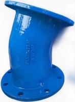 Coude industriel DN200 à double bride, 22,5 degrés, antirouille, surface lisse, revêtement brillant pour conduit