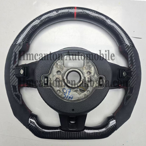 Nuevo Volante Deportivo de Fibra de Carbono y Gamuza para Volkswagen Golf 6ª Generación GTI - Product Image 5