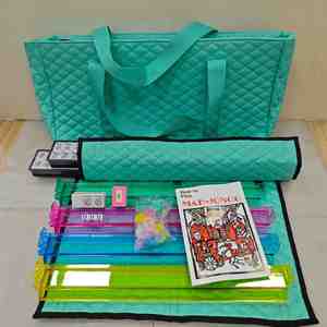 Jeu de Mahjong Américain avec Tuiles de 30 mm, Kit Complet de Mahjong Juif Occidental, Style Cadeau Premium pour Joueurs Internationaux - Product Image 1