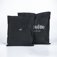 Kunden spezifisch bedruckte Zip-Lock-Taschen Mode accessoires Socken Selbst dichtende wieder versch ließbare Tasche Mattschwarze Socken Verpackung Plastiktüten