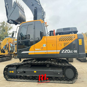 Excavatrice originale Hyundai 220LC-9S d'occasion de la Corée pelleteuses de 22 tonnes avec pompe à moteur central grande vente pelleteuse sur chenilles remise à neuf - Product Image 1