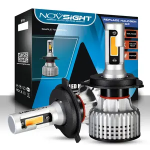 Novsight-Kit de faros antiniebla para coche, bombillas led de 10000lm, h7, oem, odm, color amarillo, h11, piezas de automóviles, h4, 3000k, A500-N12Y