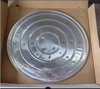 Assiettes en aluminium perforées rondes de 11,5 pouces pour machine distributrice de pizzas