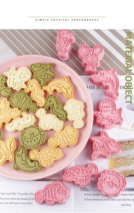 Monnaie en forme de <span class=keywords><strong>dauphin</strong></span>, <span class=keywords><strong>dauphin</strong></span>, poulpe, Fondant, glaçage et biscuits, outils de décoration de gâteau, accessoires de cuisson, <span class=keywords><strong>emporte</strong></span>-pièce, 3D, 8 pièces - Product Image 3