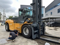 Chariot élévateur robuste SAFER 2025 de 20 tonnes et 25 tonnes avec cabine, moteur diesel Isuzu, fabriqué par SAFERLIFTS, à vendre