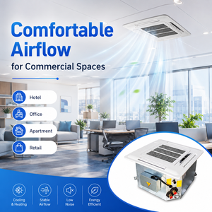 Aire Acondicionado Split de Techo al Mejor Precio |   Unidad de Ventilador de Aire Acondicionado con Temporizador de 24H, Ahorro de Energía del 30%, Envío Rápido - Product Image 3