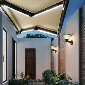 Pergola Automatique de <span class=keywords><strong>Terrasse</strong></span>, Store Électrique en Polycarbonate, Toit de <span class=keywords><strong>Terrasse</strong></span> Cantilever, Abri de Pluie Motorisé avec Moteur - Product Image 5