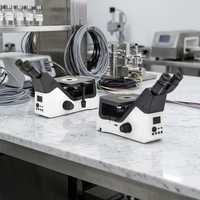 Bright Field Polarized Light DIC One-handed Operation Inverted Metallographic Microscope Metallurgical Analysis