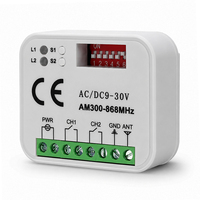 Module relais de commutation universel RX MULTI 300-868 MHz 2 canaux 433 MHz 868 MHz pour télécommande de garage/portail