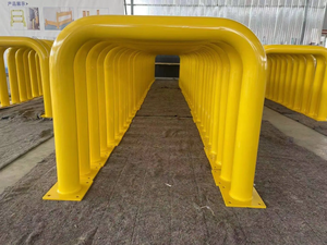 Haut profil Machine garde sécurité tuyau en acier machines U borne sécurité <span class=keywords><strong>Parking</strong></span> cerceau barrière trafic clôture <span class=keywords><strong>sol</strong></span> barrière - Product Image 6