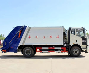 Camión Compactador de Residuos de 12m³ y 14m³ para Recolección y Compresión de Basura, Vehículo para Limpieza Urbana - Product Image 2