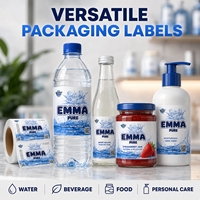 Étiquettes personnalisées pour bouteilles de boissons, autocollantes, imperméables, en BOPP, pour l'emballage des boissons, avec impression de code QR