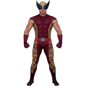 Costume de cosplay Wolverine, ensemble complet avec masque et gants, pour Halloween, spectacle sur scène, Europe, Amérique, Asie du Sud-Est - Product Image 2