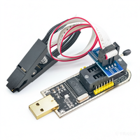 Programmateur USB CH341A Or de Luxe pour la programmation de puces SPI FLASH BIOS des séries 24 et 25, réparation de cartes mères, routeurs et cartes LCD TV