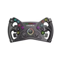 Volant de course filaire MOZA Racing KS 300 mm, style papillon, compatible PC, programmable, boutons RGB à course courte, retour de force