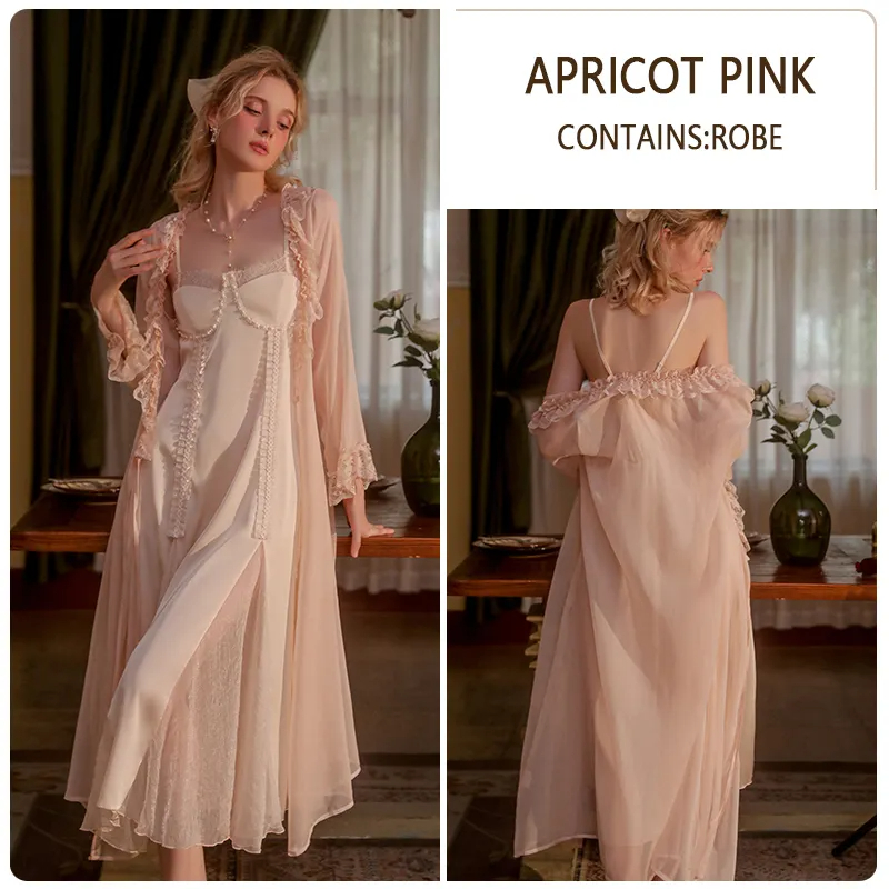 APRICOT PINK ROBE