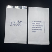 Sacs en aluminium pour kebab Sacs en papier doublé en aluminium Emballages en aluminium pour hot-dogs