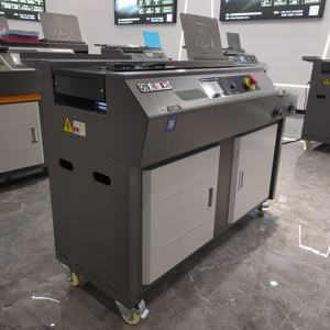 Relieurs à colle <span class=keywords><strong>pour</strong></span> livres de format A4 FRONT C20, livrets A4, couverture souple, prix bas, machine à relier à la colle chinoise avec écran tactile - Product Image 3