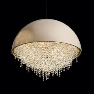 Postmodern Minimalist Style <b>Crystal</b> Restaurant Ceiling Living Room Bedroom Villa Nordic <b>Light</b> Luxury <b>Chandelier</b> Lamp Circle 6128 - Product Image 1