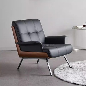 Fauteuil de loisirs au design moderne en gros, mobilier public et <span class=keywords><strong>commercial</strong></span> pour la maison, chaise individuelle convertible en cuir - Product Image 2