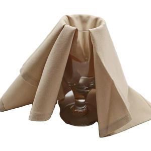 Serviette de table carrée en lin, design textile, ourlet simple fait main, 50x50cm, couleur et taille personnalisables - Product Image 1