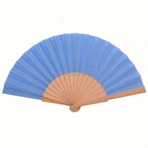 Personalize Wooden Hand Made Fans Custom Printed Logo Folding High Quality Personalized Wood Hand Held Fan Advertising Fan - Product Image 4
